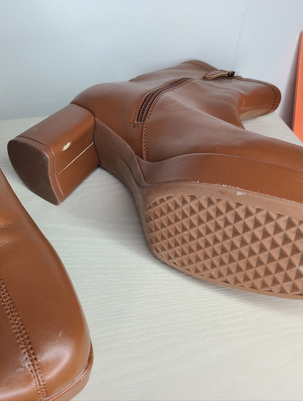 Aerosoles Brown Platform Boots π€ Size 8.5 Y2K - Picture 11 of 14